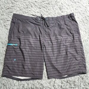 ZeroXposur Board Shorts Mens XXL 2XL Unlined Swim Trunks Gray Pockets Surfing